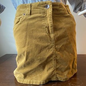 Tommy Hilfiger Corduroy Mini Skirt